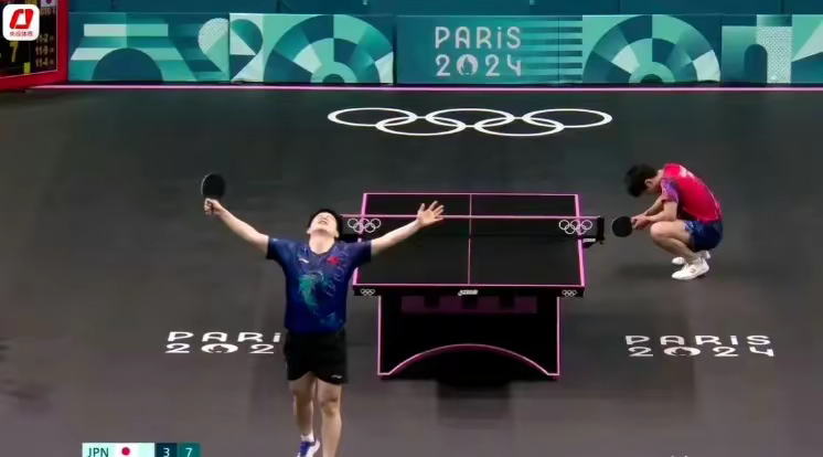 英格兰队险胜日本队，张本智和扛起全队